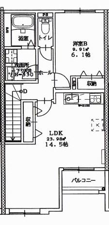 【ブランノワールの間取り】