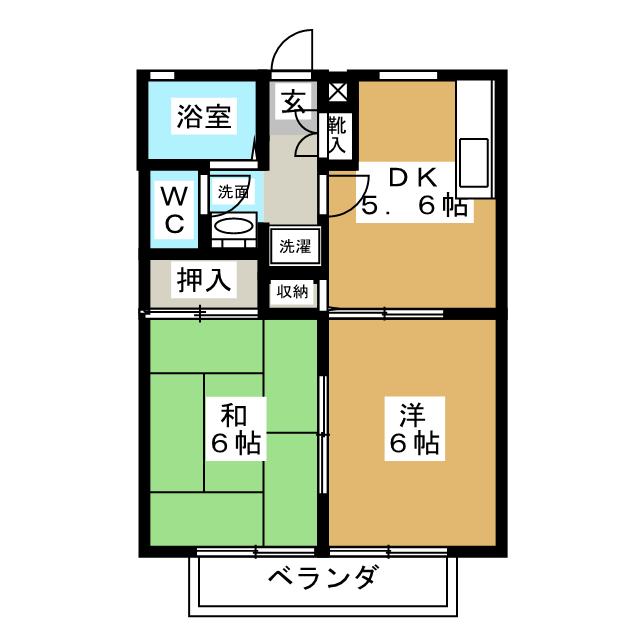 サンガーデン菊田の間取り