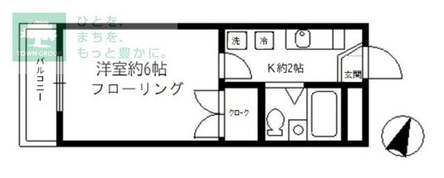 【江戸川区南篠崎町のマンションの間取り】