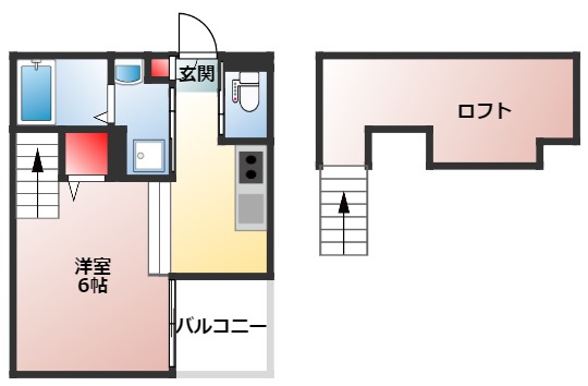 CERISIER島崎の間取り