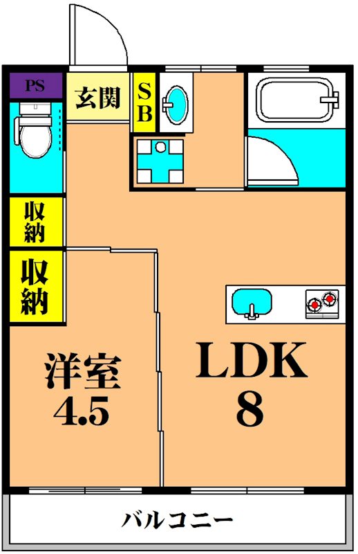 湯本ビルの間取り