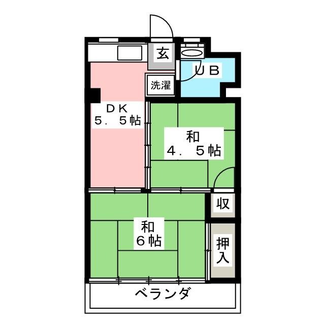 マチダマンションの間取り