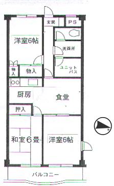 コーポラス本郷台の間取り