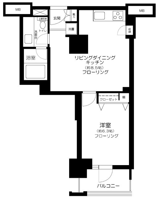 レグノ・セレーノの間取り