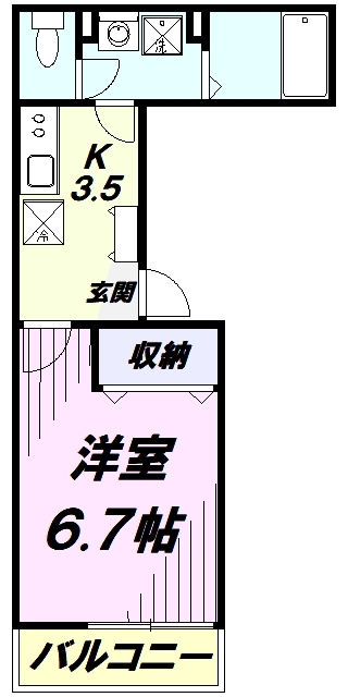 ブランキューブの間取り