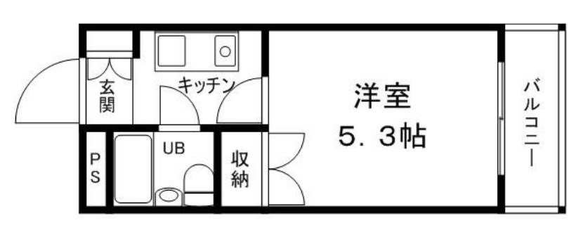 姫路市南駅前町のマンションの間取り