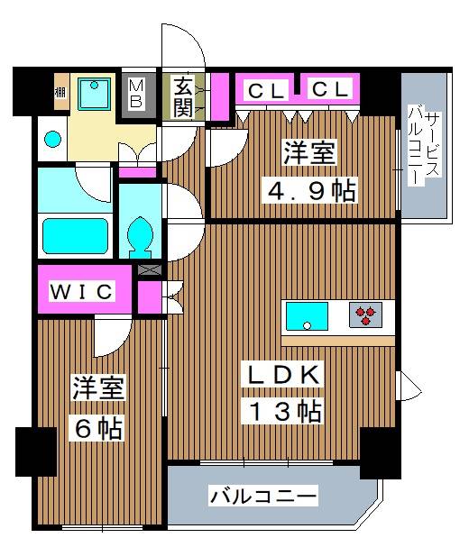 シーフォルム板橋の間取り