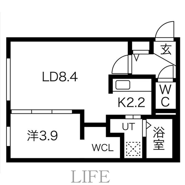 Porte-bonheur　Fukuzumiの間取り