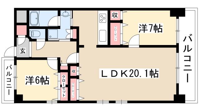 ティンガーラ石川橋の間取り