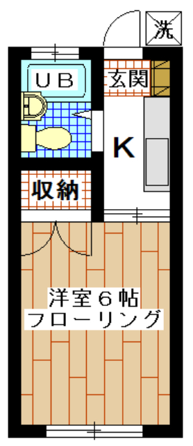 シャトー小川の間取り