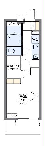 レオパレスいちはちよんの間取り