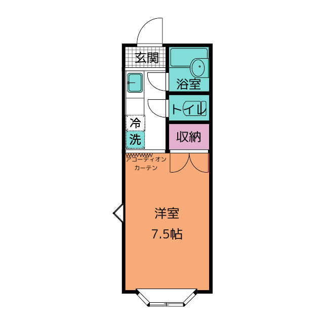 レジデンス栗山の間取り