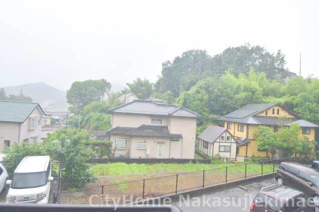 【広島市安佐南区上安のアパートの眺望】