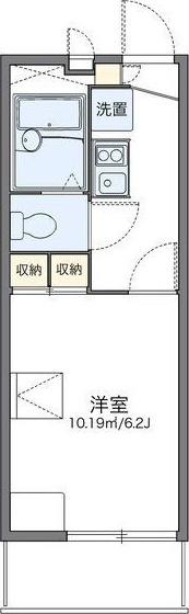 尼崎市西長洲町のマンションの間取り