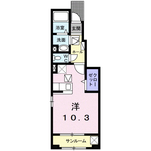 アンジェリックの間取り