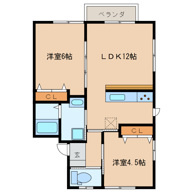 ガーデンパーク下切の間取り