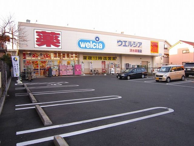 ドラックストア　ウエルシア清水草薙店（ドラッグストア）まで1100m
