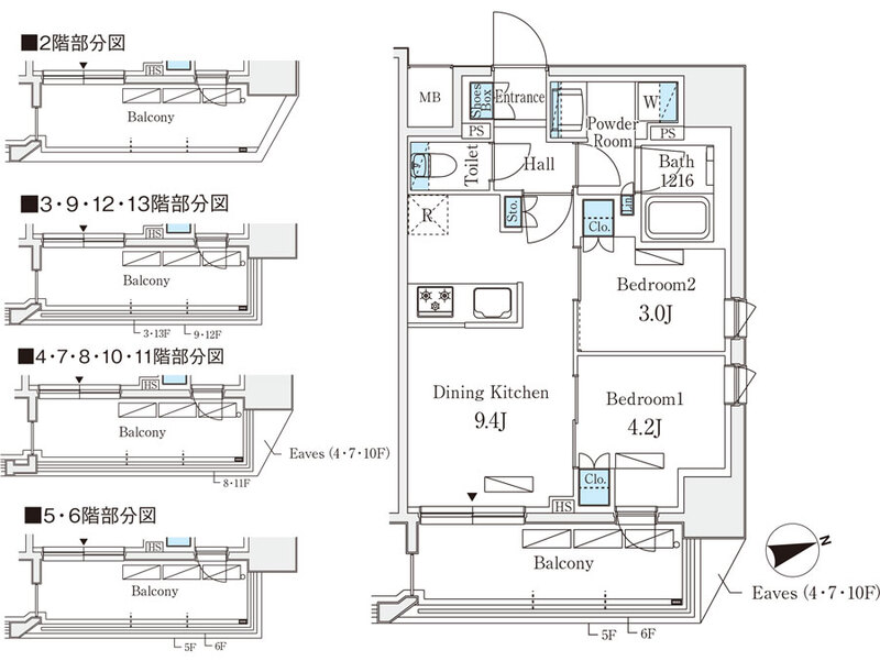リビオメゾン御茶ノ水イーストの間取り