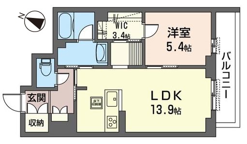 プレシアール　ShaMaisonの間取り