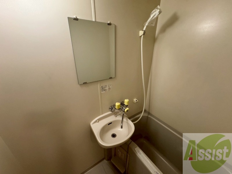 洗面設備　洗面台はこちら。身支度はここでばっちりですね。