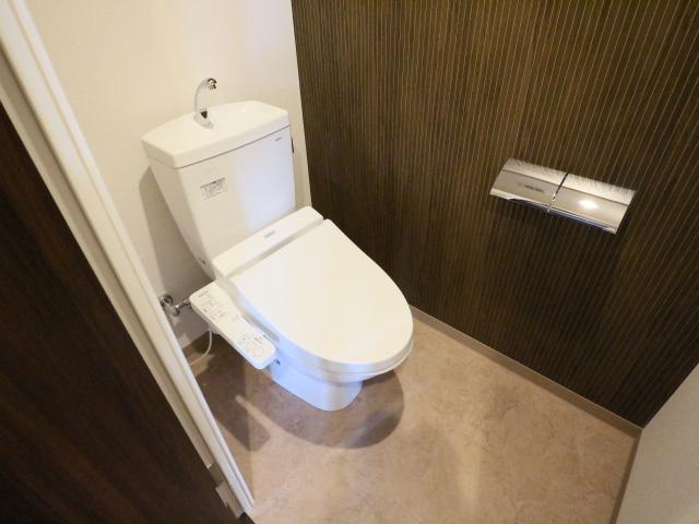 トイレ　ゆったりとした空間のトイレです