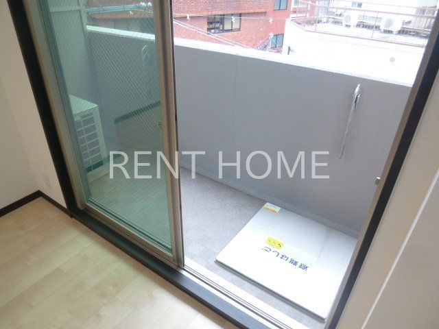 バルコニー　北向きバルコニーです