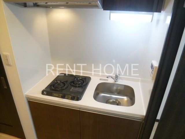 キッチン　２口ガスシステムキッチン