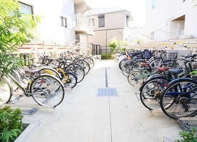 駐車場　駐輪場です。
