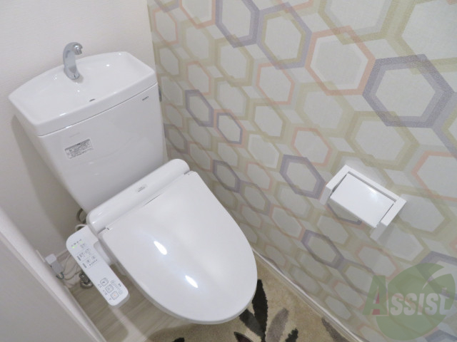 トイレ　トイレにはもちろんウォシュレットも備え付けです