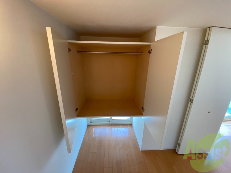 収納　収納もバッチリあるのでお部屋が片付きますよ