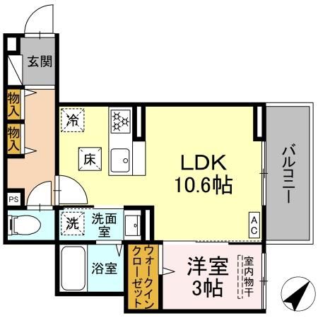 D Paina Namamugi IIIの間取り写真