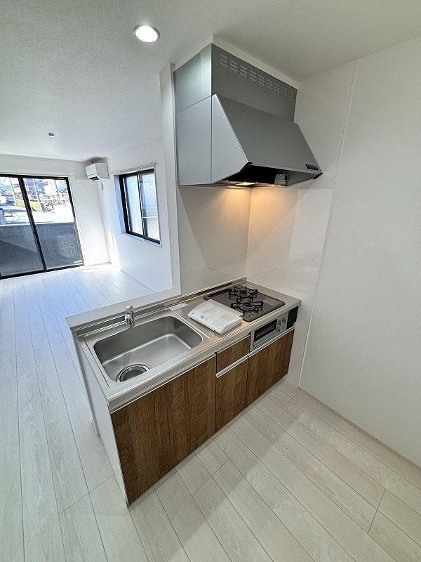 キッチン　建築中の為、同建築会社の写真を使用しています。