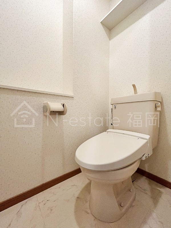 地下鉄空港線 姪浜駅 徒歩8分 6階建 築28年のトイレ写真