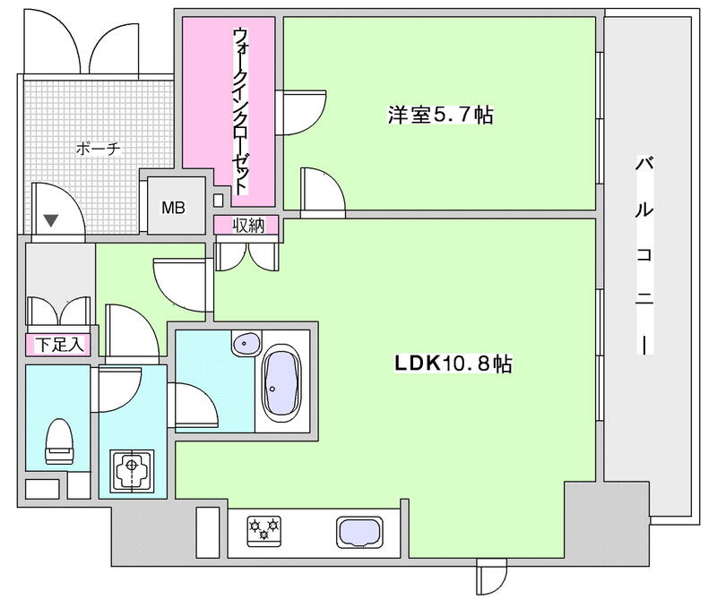 エステムプラザ品川駅前5thAvenueの間取り写真
