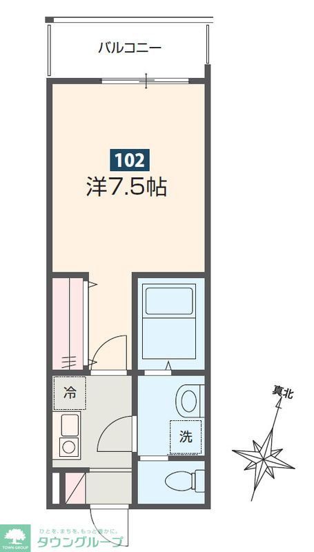 MELDIA入間市IIIの間取り写真