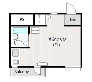 グリーンハウスNo.5の間取り写真