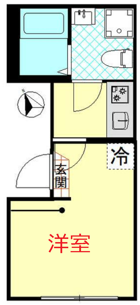 京急空港線 天空橋駅 徒歩6分 3階建 築2年の間取り写真