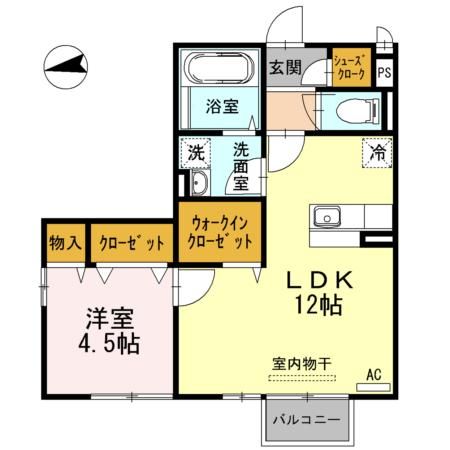 上越新幹線 新潟駅 徒歩19分 2階建 築13年の間取り写真