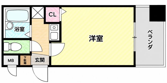 セレッソコート西心斎橋第3の間取り写真