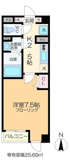リブリ・NKYの間取り写真