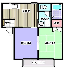 セルラヴィーヌの間取り