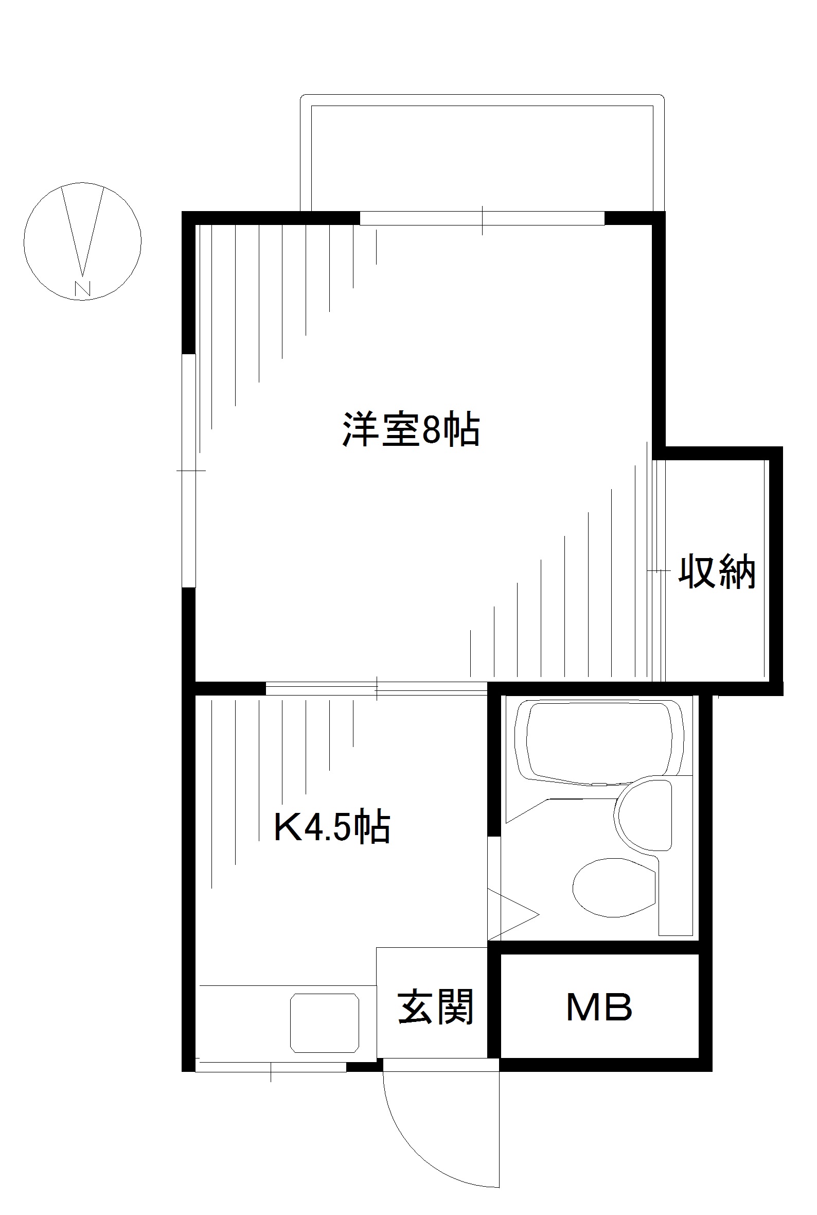 ＭＴハイツの間取り