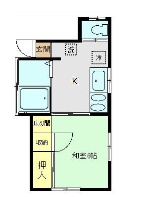 コーポ紫雲の間取り