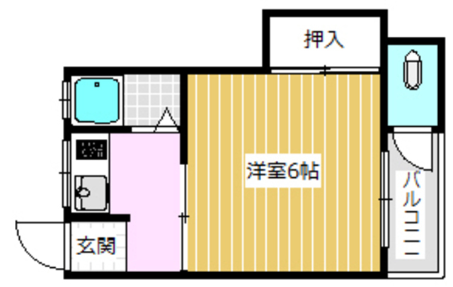 コーポ東の宮の間取り