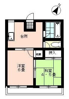 ベルメゾン岸根の間取り