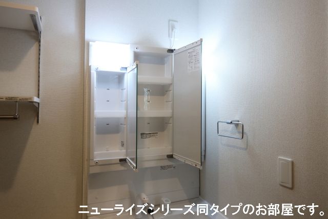 【匝瑳市椿のアパートの洗面設備】
