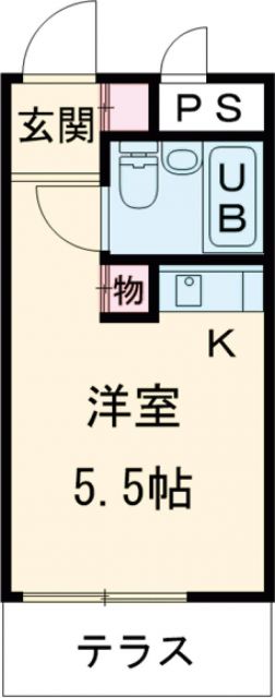 世田谷区駒沢のマンションの間取り