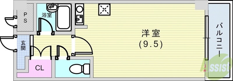 シュトラーセ泉の間取り