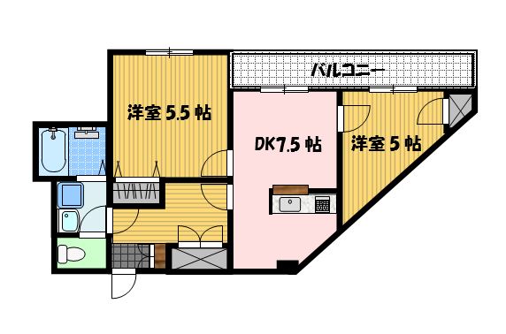 花屋敷ビルの間取り