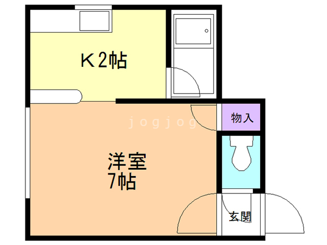 ＪＰコート元町西の間取り